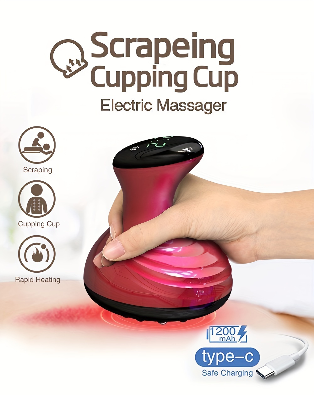 Electric Cupping & Gua Sha Massager Image 1