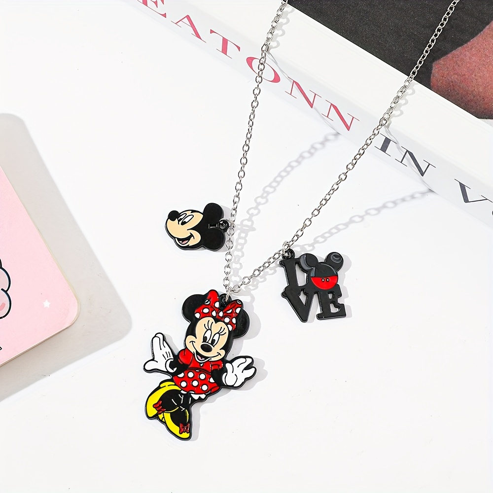 

1pc [authorized] Kawaii Anime Mouse Pendant Necklace For Women, Mouse Jewelry Gift