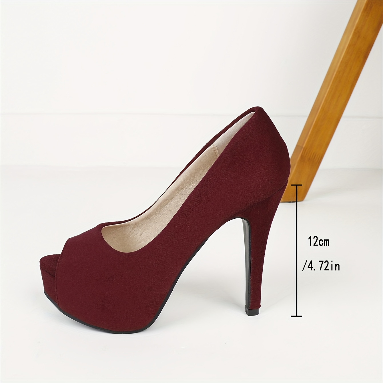 rote high heels damen schlanke absatz hochwertige plateau Temu