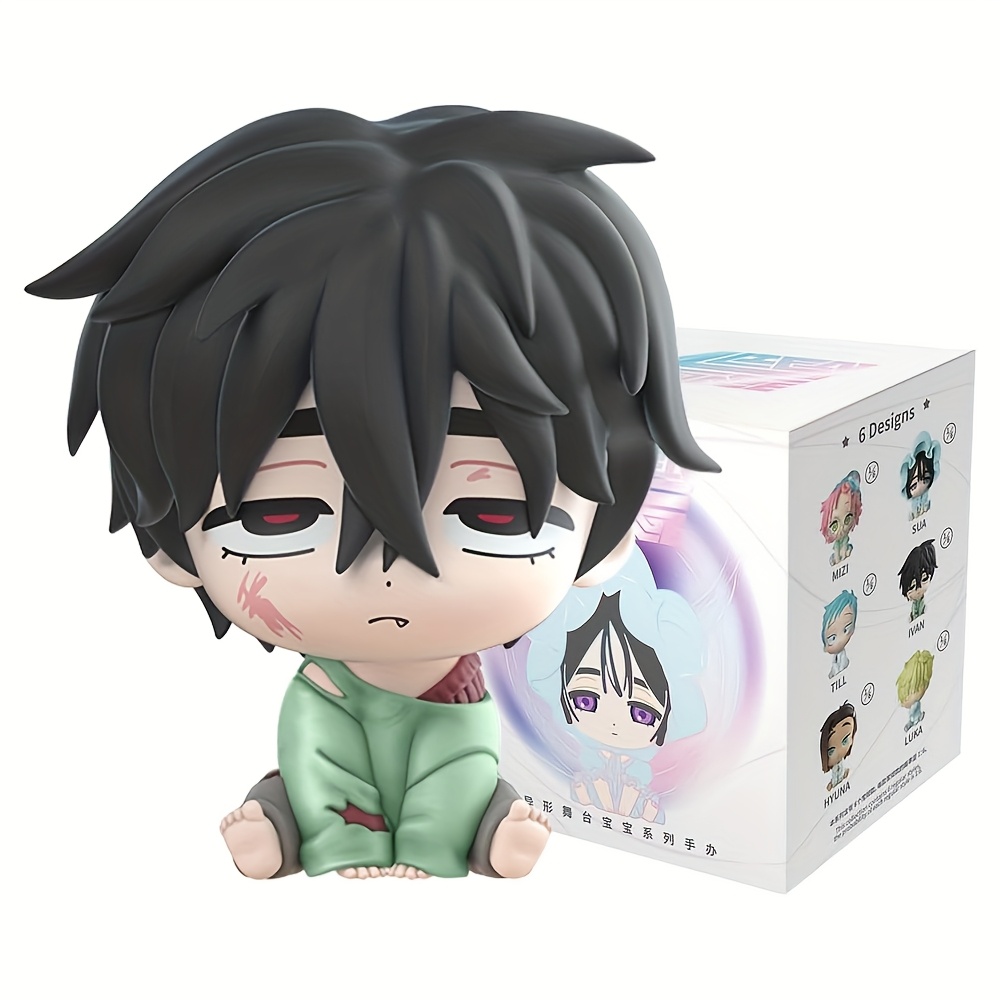 TEMU 2.4-inch Cute Stage Baby Series Doll Statue Ornament, Collector-grade Pvc Doll, Gift For Stage Fans, Mizi Sua Kawaii Pvc Doll Collectible Gift (random 1pc), Anime, Ages 15+