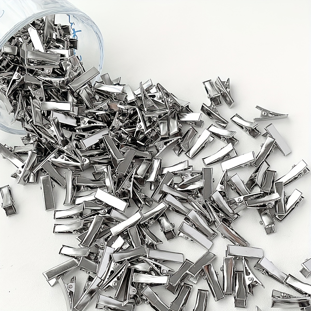 

50pcs Y2k Punk Hair Clips - & Stylish, Solid Barrettes For Women And Girls