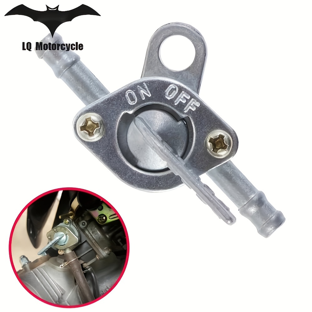 Image of 6mm Motorcycle Scooter Fuel Tap Gas Petrol Valve Fuel Tank Auto Key Ring On Off For 50cc 70cc 90cc 110cc 125cc 150cc