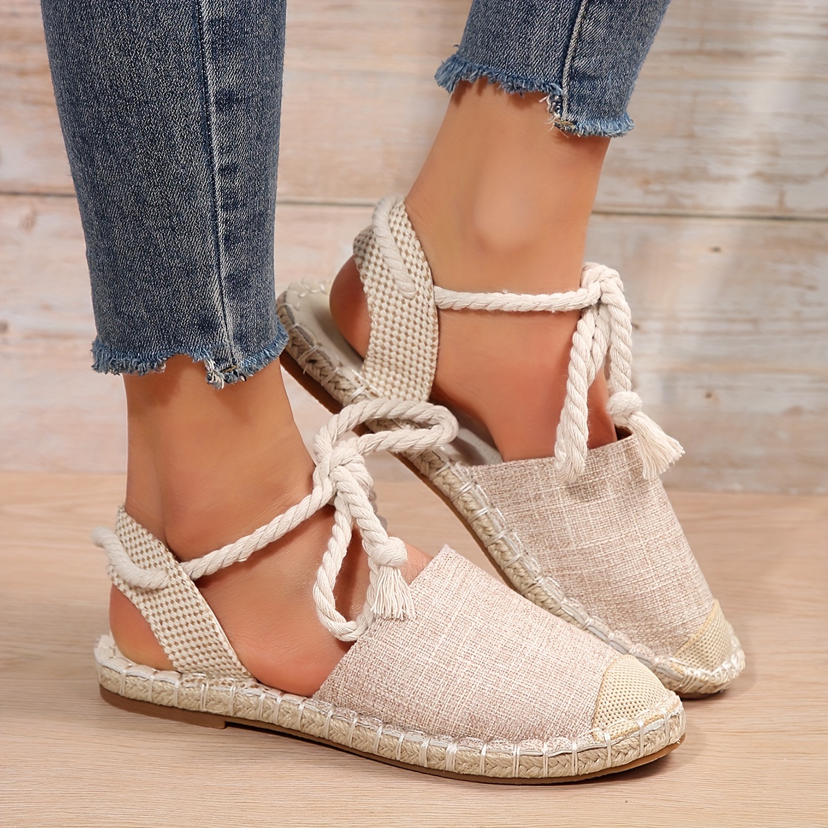 Espadrilles flats hot sale sandals