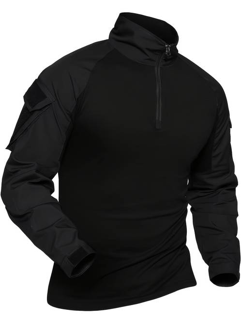 item picture green mens outdoor sports training frog suit shirt long sleeved top with zipper is very suitable for holiday stage dressing hiking rock climbing live cs suitable for husband gifts fathers gifts