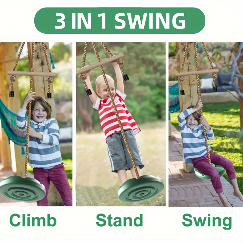 Metal Swing Set Heavy Duty Frame Stand w/Saucer Swing Sangbags