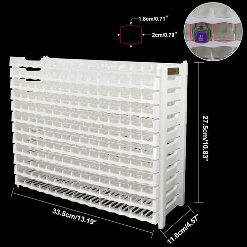adjustable multi layer pen holder stackable desk organizer with 6 or 12 tiers holds 90 180 pens durable pc plastic for office supplies in white black and deep brown