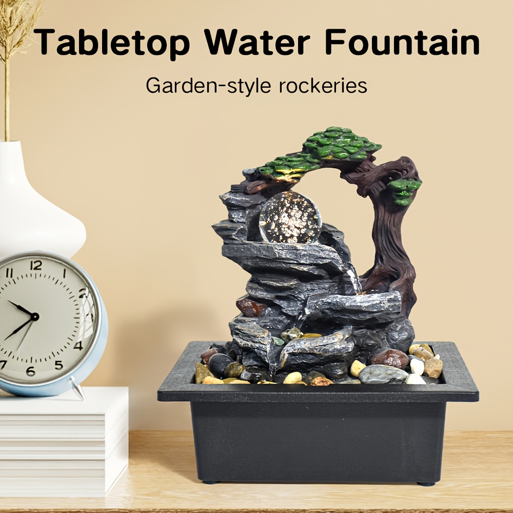1pc desktop bonsai fountain, indoor decorative water features, ceramic  materials, , durable materials - home & kitchen - Temu Oman