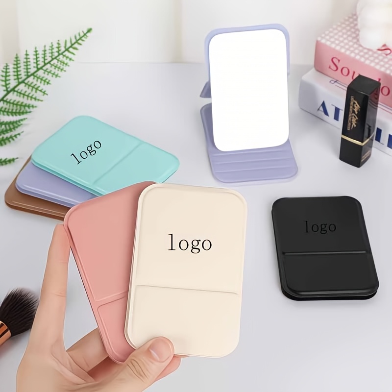 10 Pack Custom Mini Folding Makeup Mirrors