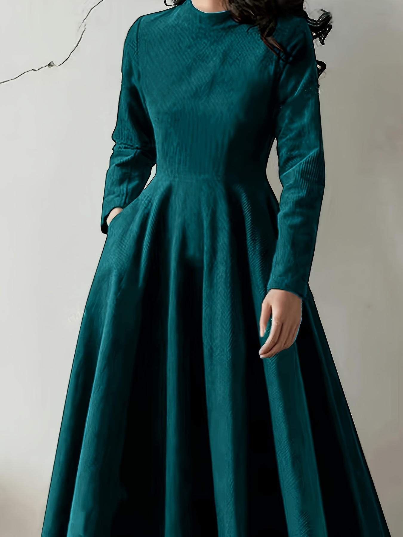 green corduroy dress long sleeve Dory Corduroy Dress