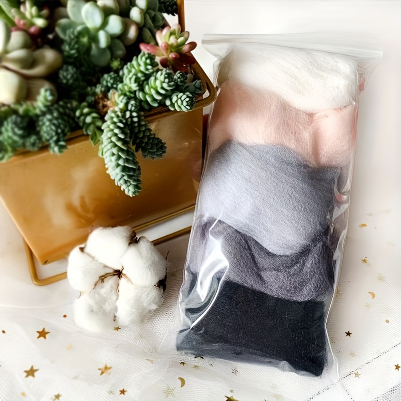 TEMU 5 Colors, 25g Needle Felt Wool Roving. Art, Crafts, And Sewing Supplies > Needlework Supplies > Needle Felting > Wool Felting Kits, Felting Yarn