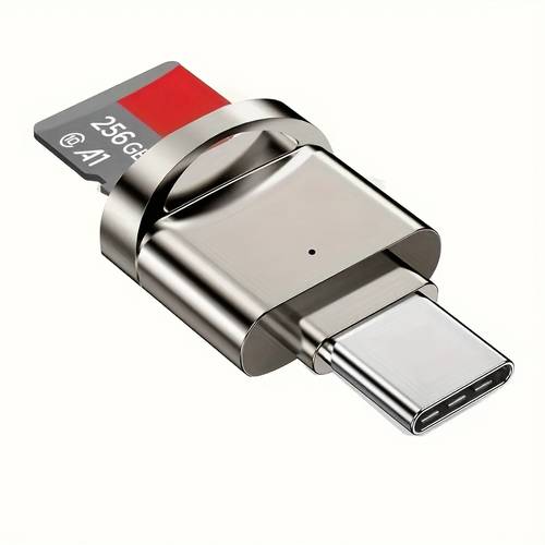 mini usb c micro card reader type c to tf card adapter portable card reader compatible with tf sdxc