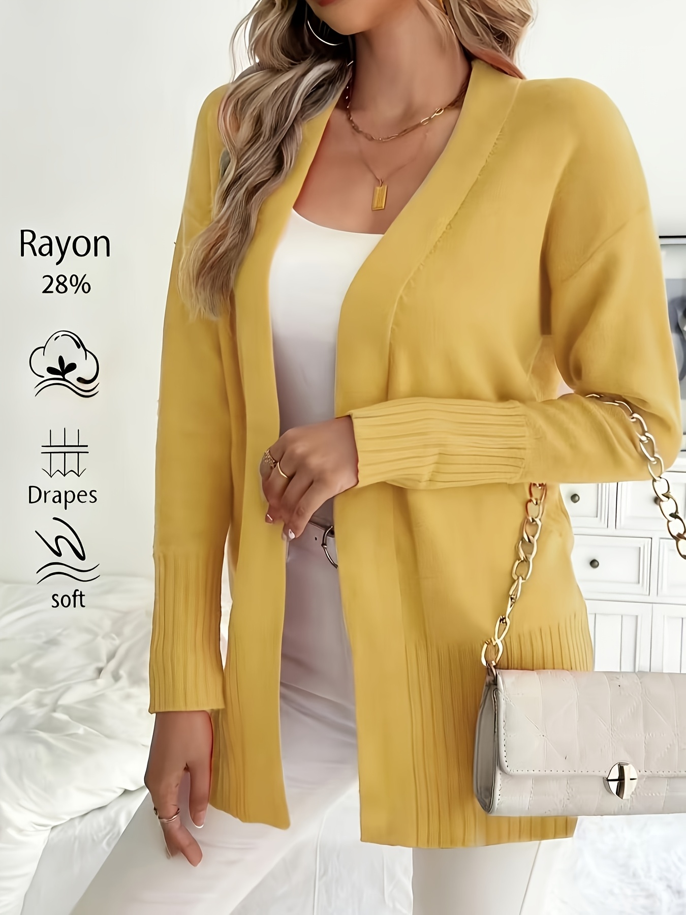 Autumn and Winter Women'S Fashion Comfortable Cardigan Sweater