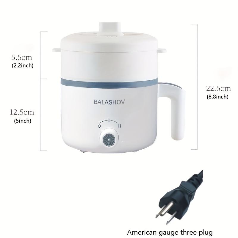 Mini Pentola Elettrica Menayoda 1,7L - Multifunzione Con Vapore, Per Dormitorio E Cucina - Foto 10