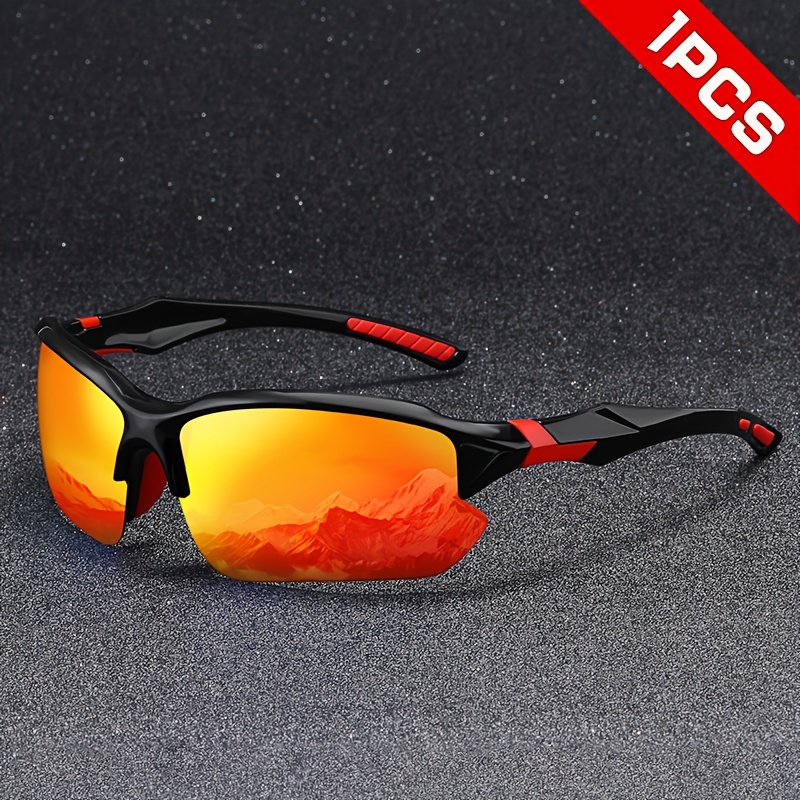 

Men' Half-frame Sports Glasses Suitable For Sports, Outfit Photography, And Casual Use.