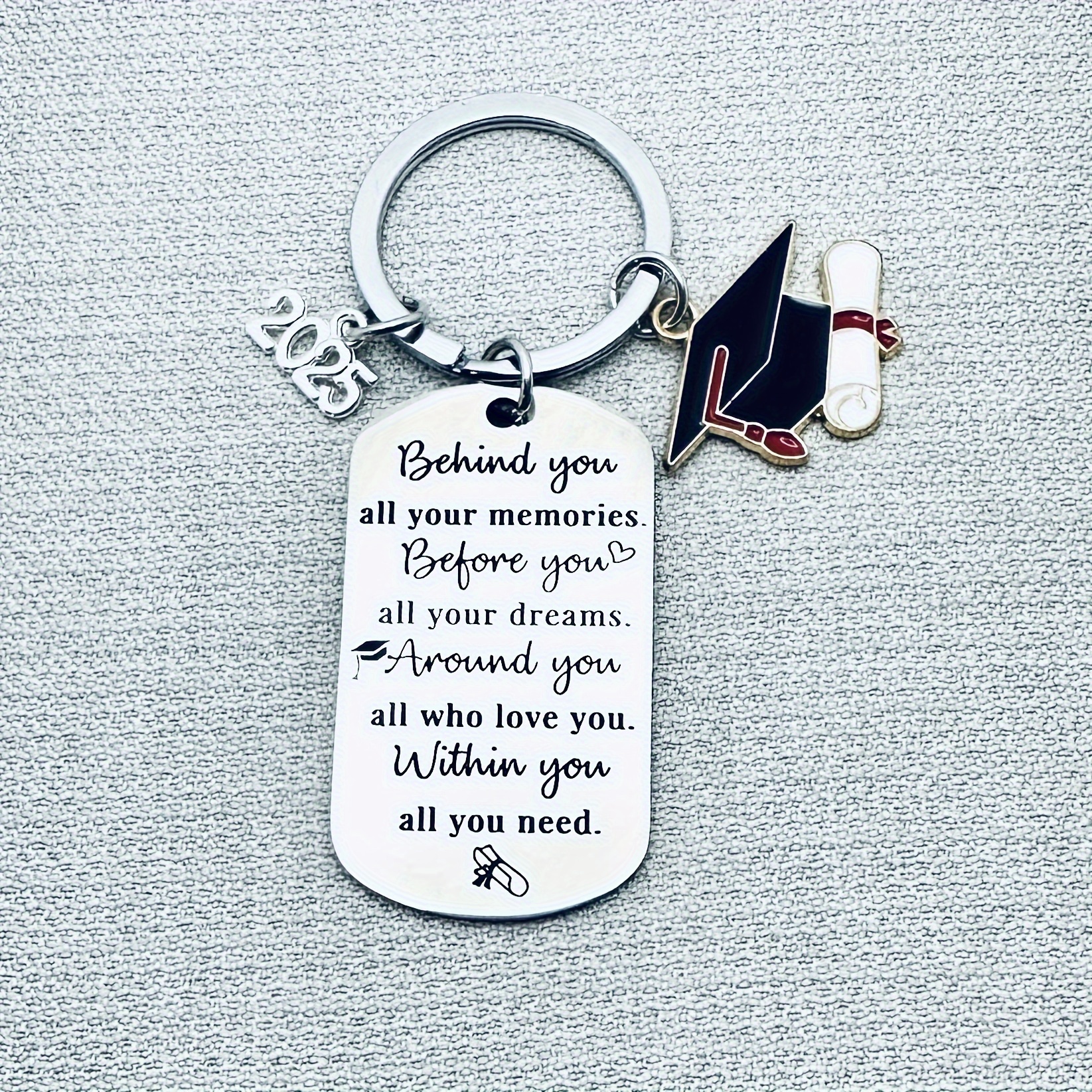 

A Cute Graduation Keychain For The 2025 Graduates, Perfect As A Graduation Gift For , , Senior Students, , Nurses, College And High School Graduates.