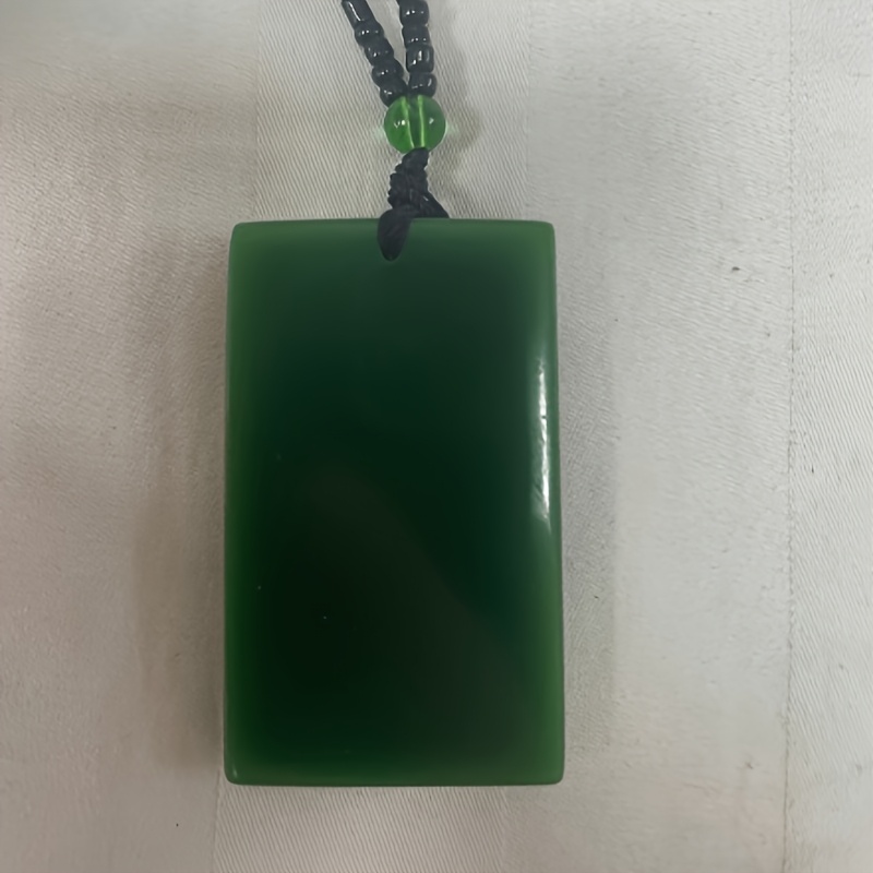 Zodiac Chicken Pendant Necklace, Spinach Green Design