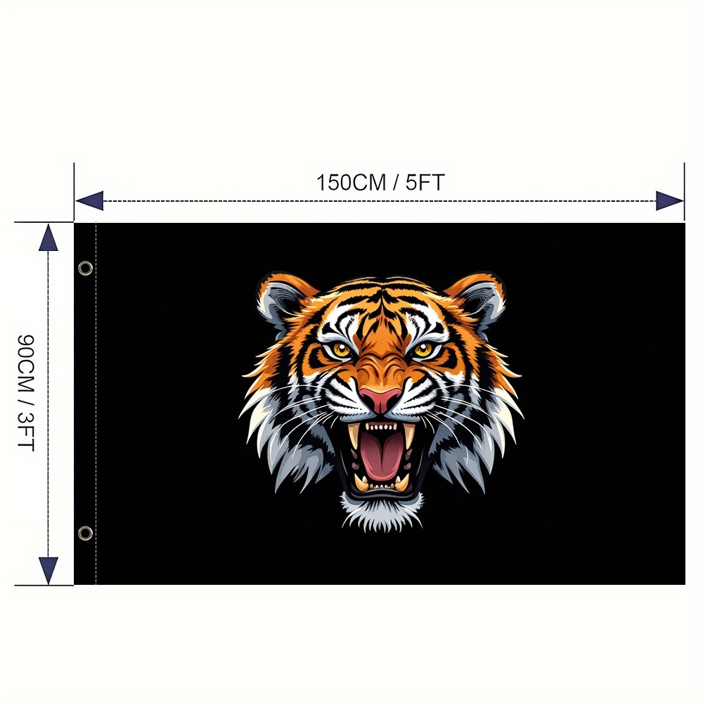 TEMU 2d Flat, 1pc, 2d Flat Printing Outdoor Flag, Screaming , (no Electricity Needed) For Outdoor Decor, Porch Accent, And Party Supplies, No Pole