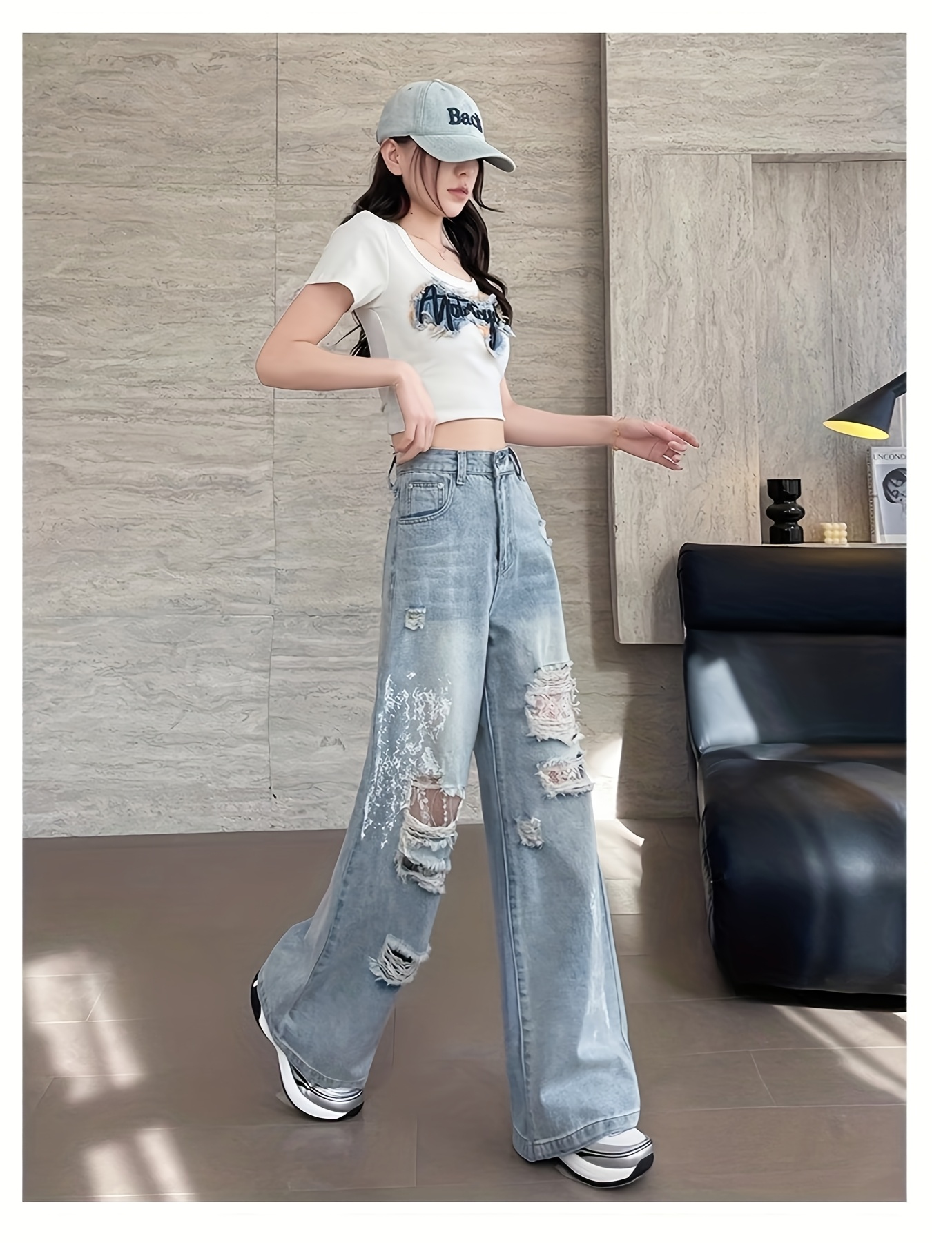 25aw no belt boom wang 02 lace 2025 womens denim pants - Temu Germany