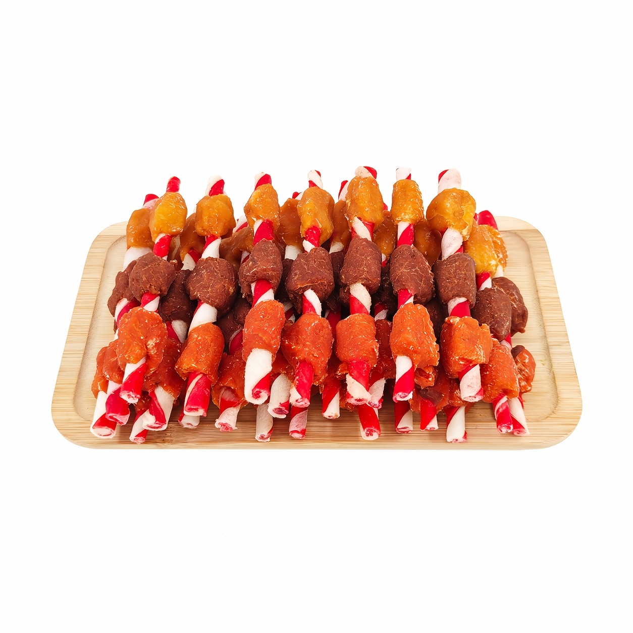 TEMU Dog Treats Pack With Chicken Jerky, Duck Jerky, Beef Strips, Beef Liver Bites, Skewers, Sticks, And Beef Hide Chew Rolls, Training Treats For