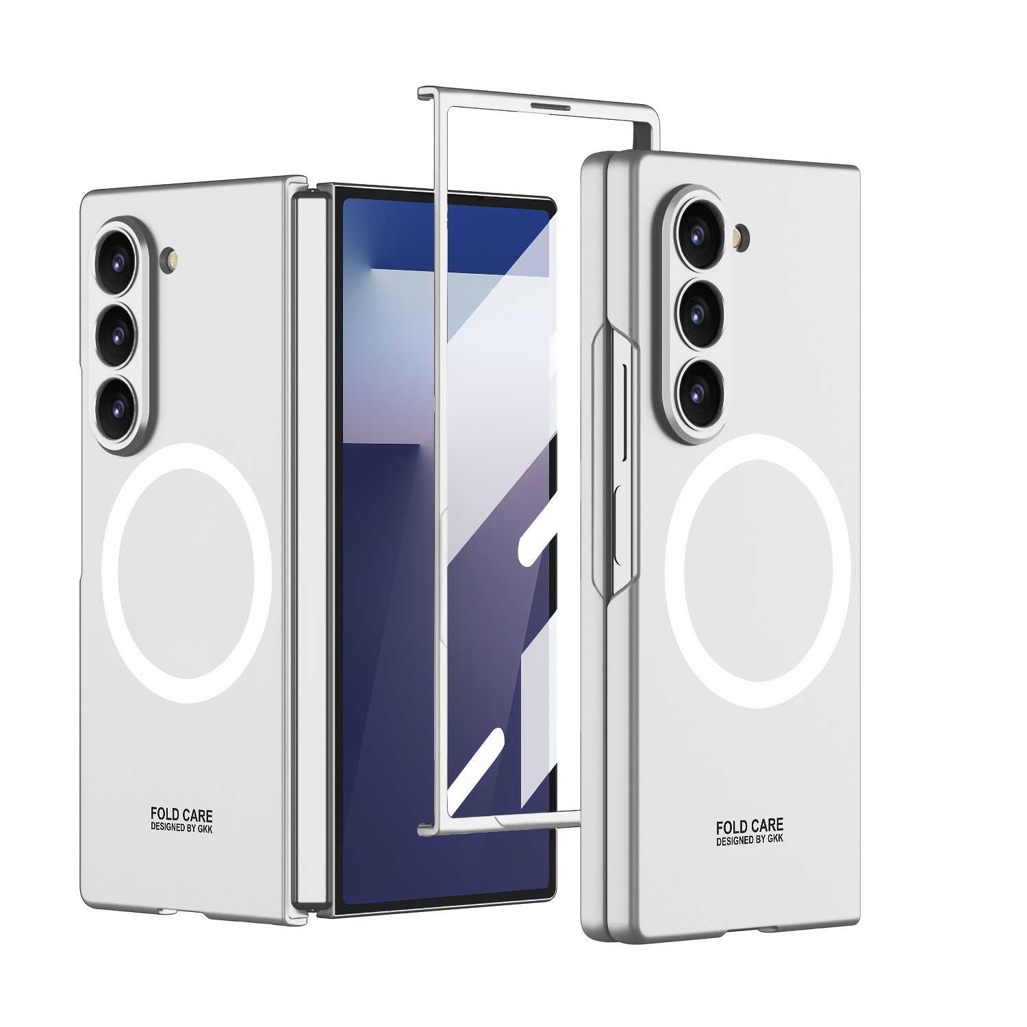 TEMU A -thin Film Integrated Phone Case Suitable For Fold 7, Supporting Wireless Charging, Compatible With, Comfortable To The Touch, And Equipped
