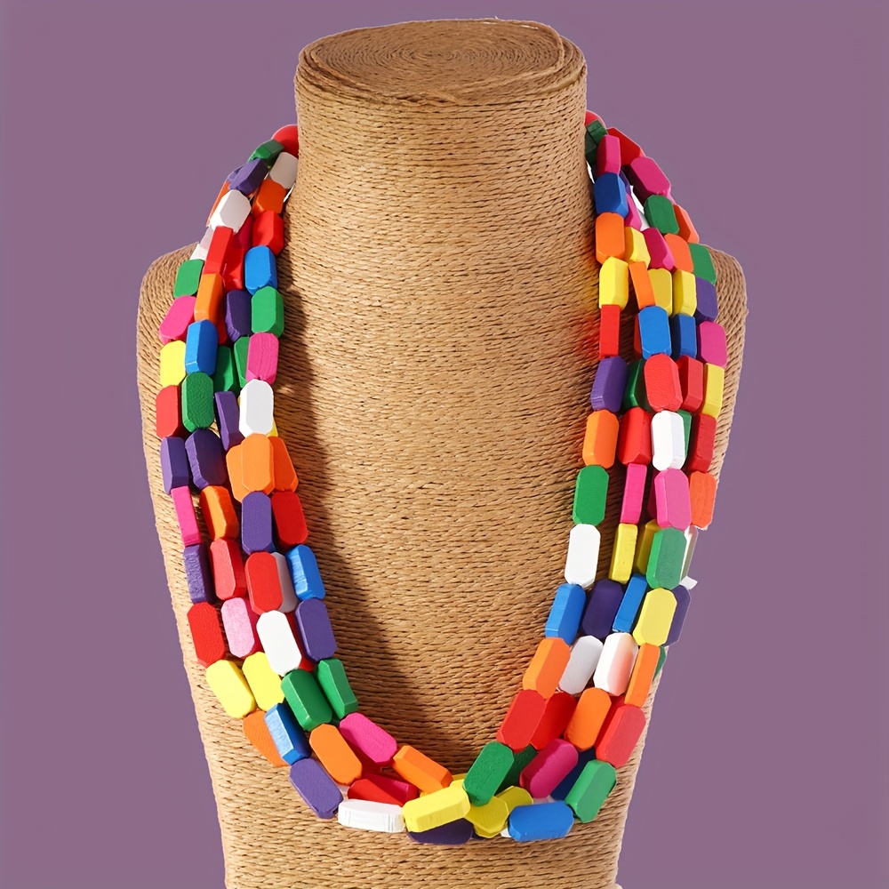 Chunky wooden jewellery deals