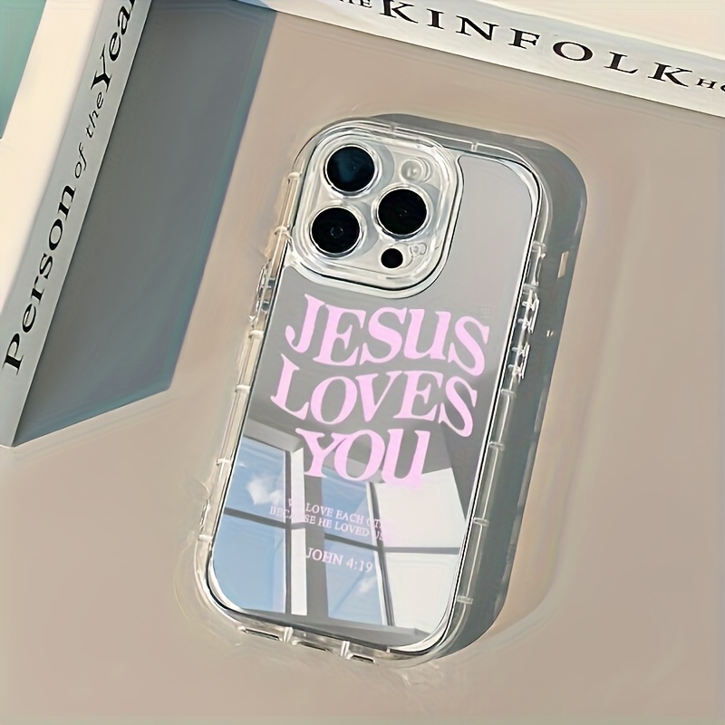 TEMU Phone Case: Jesus You For Iphone 18 Pro Max 17 16plus 15 14 13 12 11 Series Phone Cases, High-quality Luxury That Used As A Mirror, Suitable For