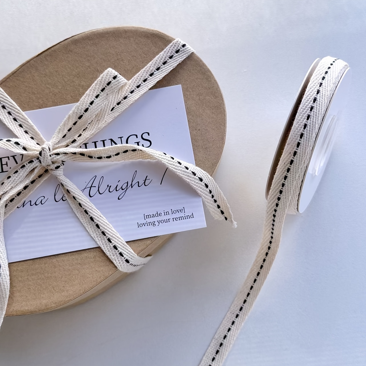 

Elegant Black Dotted Ribbon For Diy Cake Decorations And Gift Wrapping.