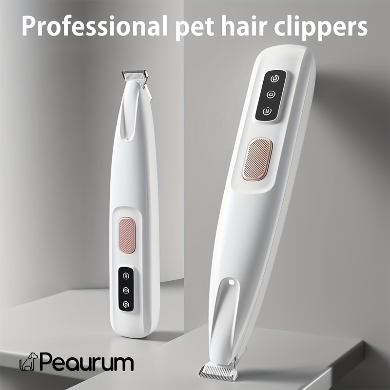 Professional Pet Grooming Clippers for Cats & Small Dogs – Low Noise USB Rechargeable Hair Trimmer with Battery Backup, Portable Cordless Pet Clipper for Safe Home Grooming — Zaynora Luxury Marketplace