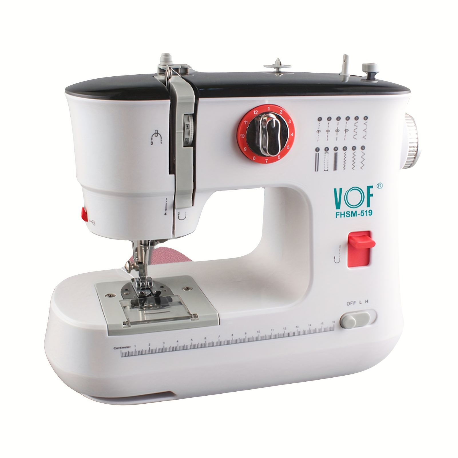 12 Stitches Electric Sewing Machine Mini Double Thread Sewing Machine With Foot Pedal Eu Plug