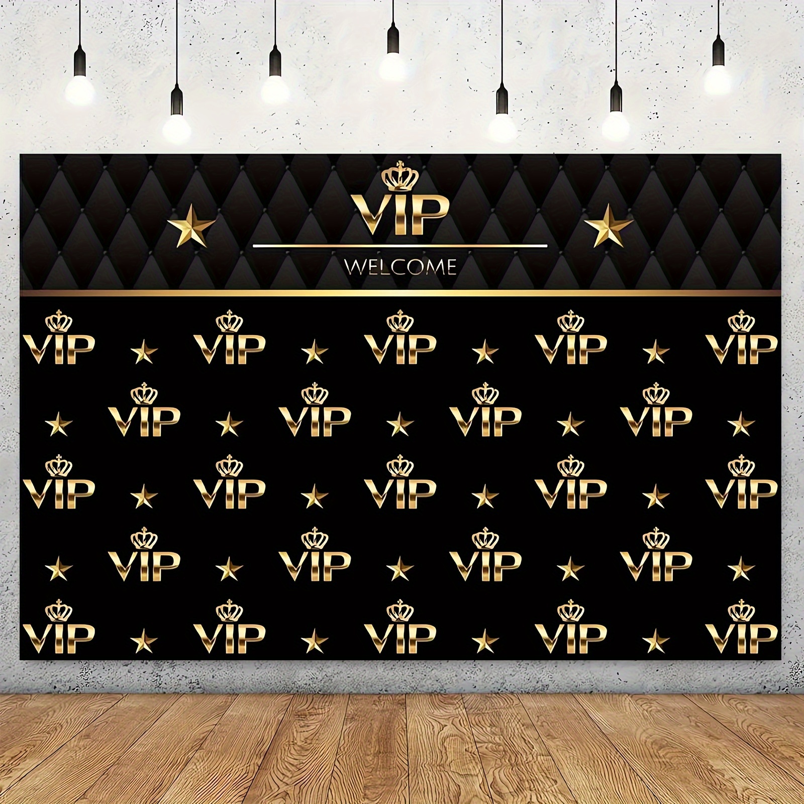 1pc photography backdrop vip red carpet event backdrop for photography royal crown gold background step and repeat vip logo movie ceremony birthday party shower decorations celebrity photo booth props 51 59inch 70 8 90 5inch