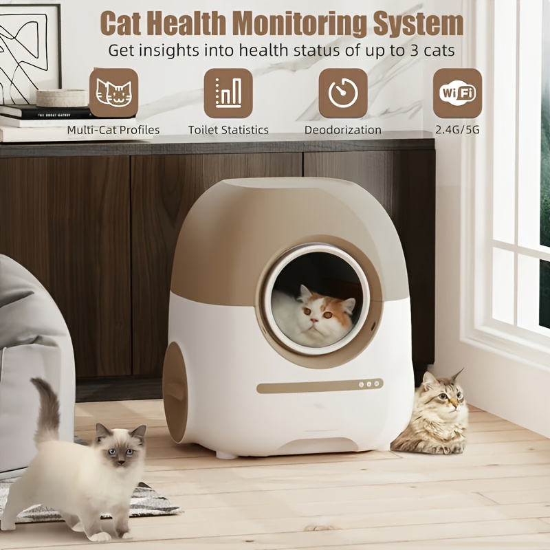 Automatic Litter Box Smart Self-Cleaning Cat Litter Box Automatic