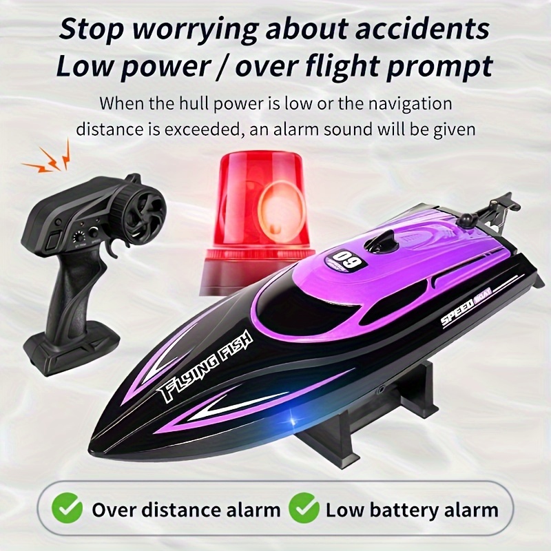 

Top Of 30km/ H, Small Remote-controlled Comes With Led Night Navigation Lights, 2.4g Remote Control, Anti Capsizing, Circulating Cold , Christmas, Birthday Gif