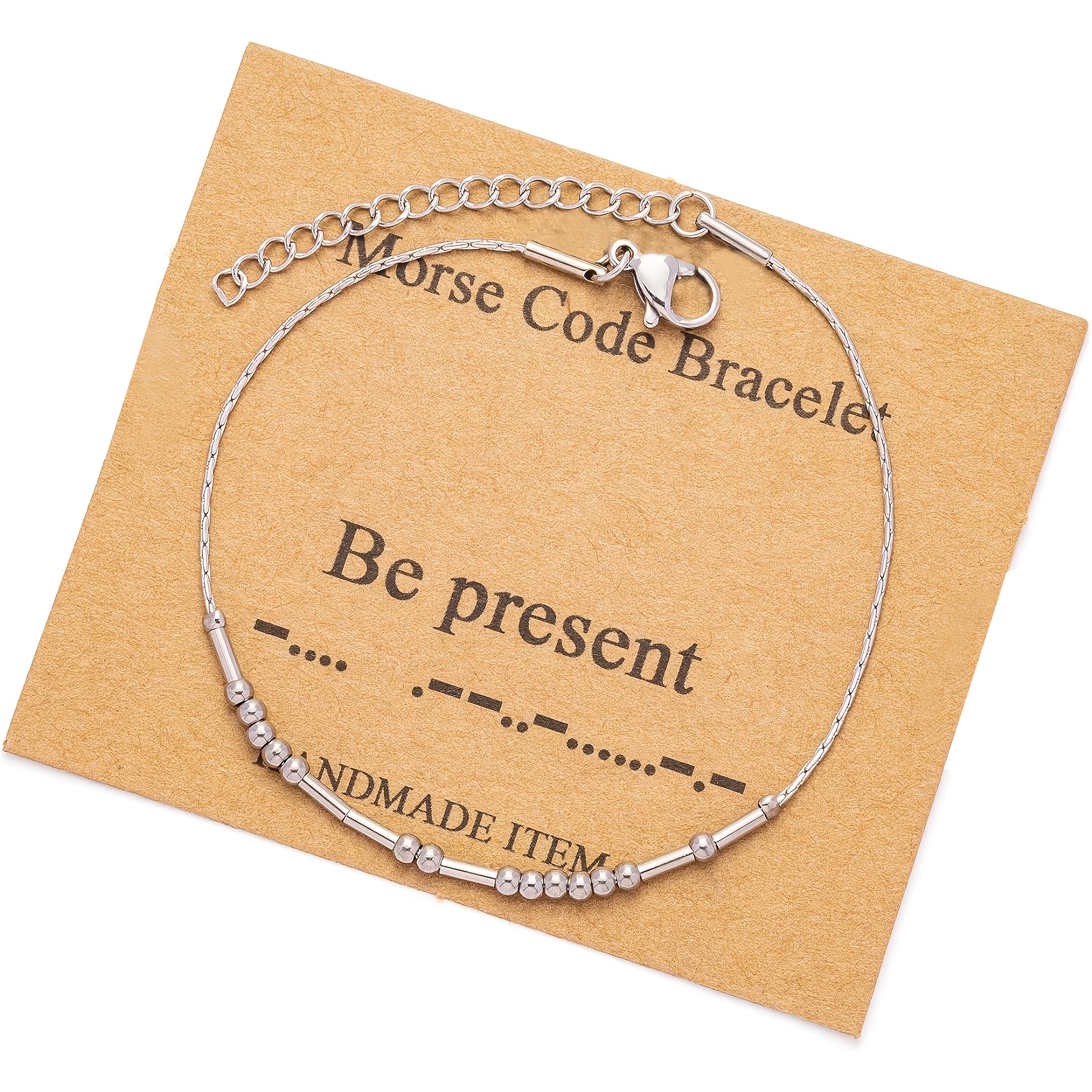 A New Chapter Morse Code Bracelet for Graduation Gift