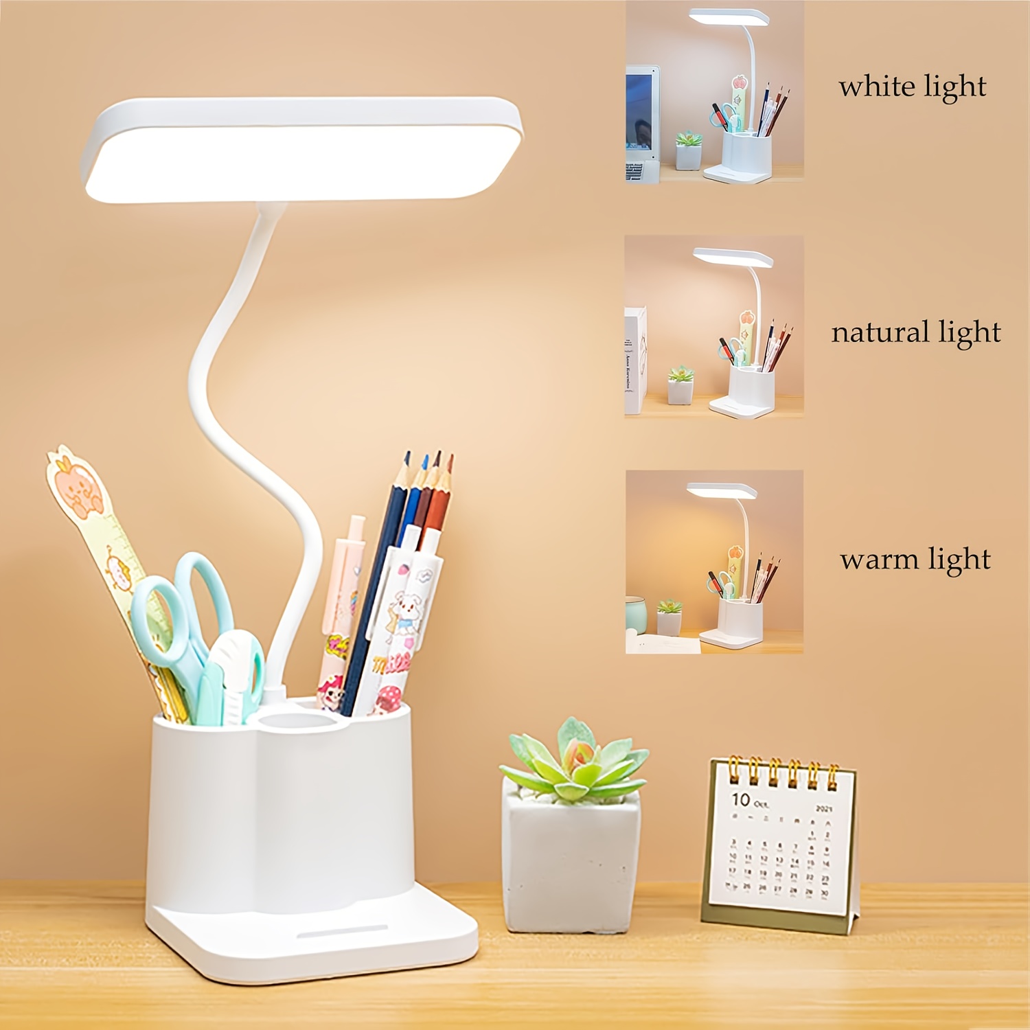 Multi-Angle Adjustable Eye-Protection Desk Lamp with TYPE-C Port