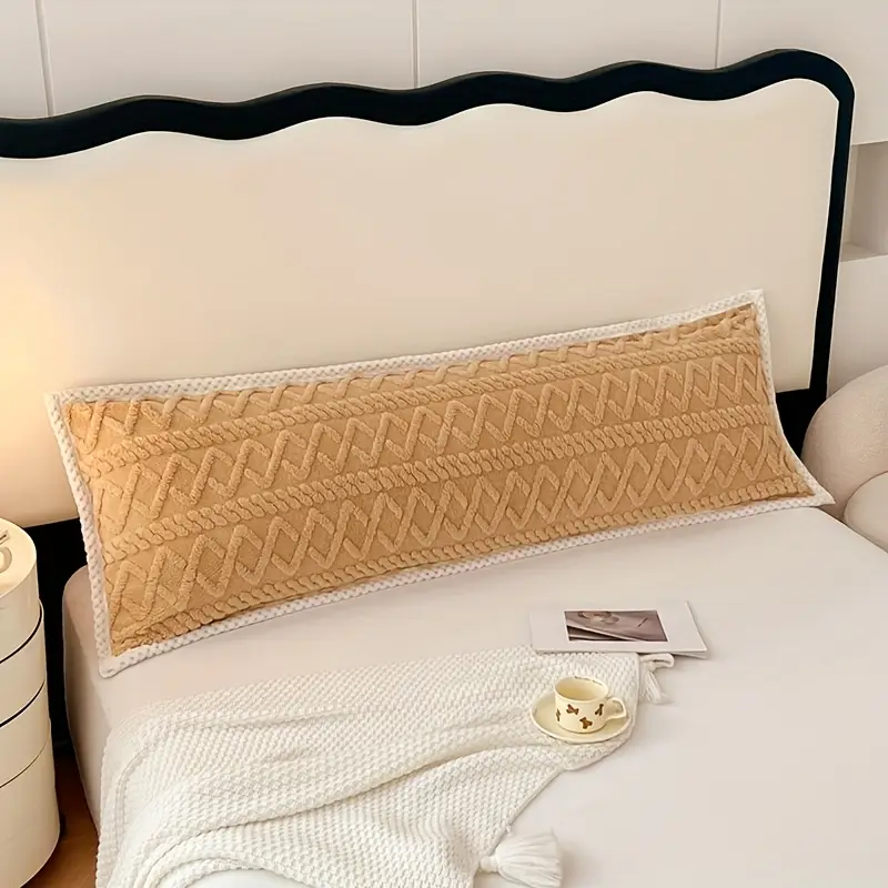 couples matching pink geometric pattern pillow covers soft polyester zip closure machine washable for bed decor bed geometric pattern pillows zippered pillowcase Product details 3