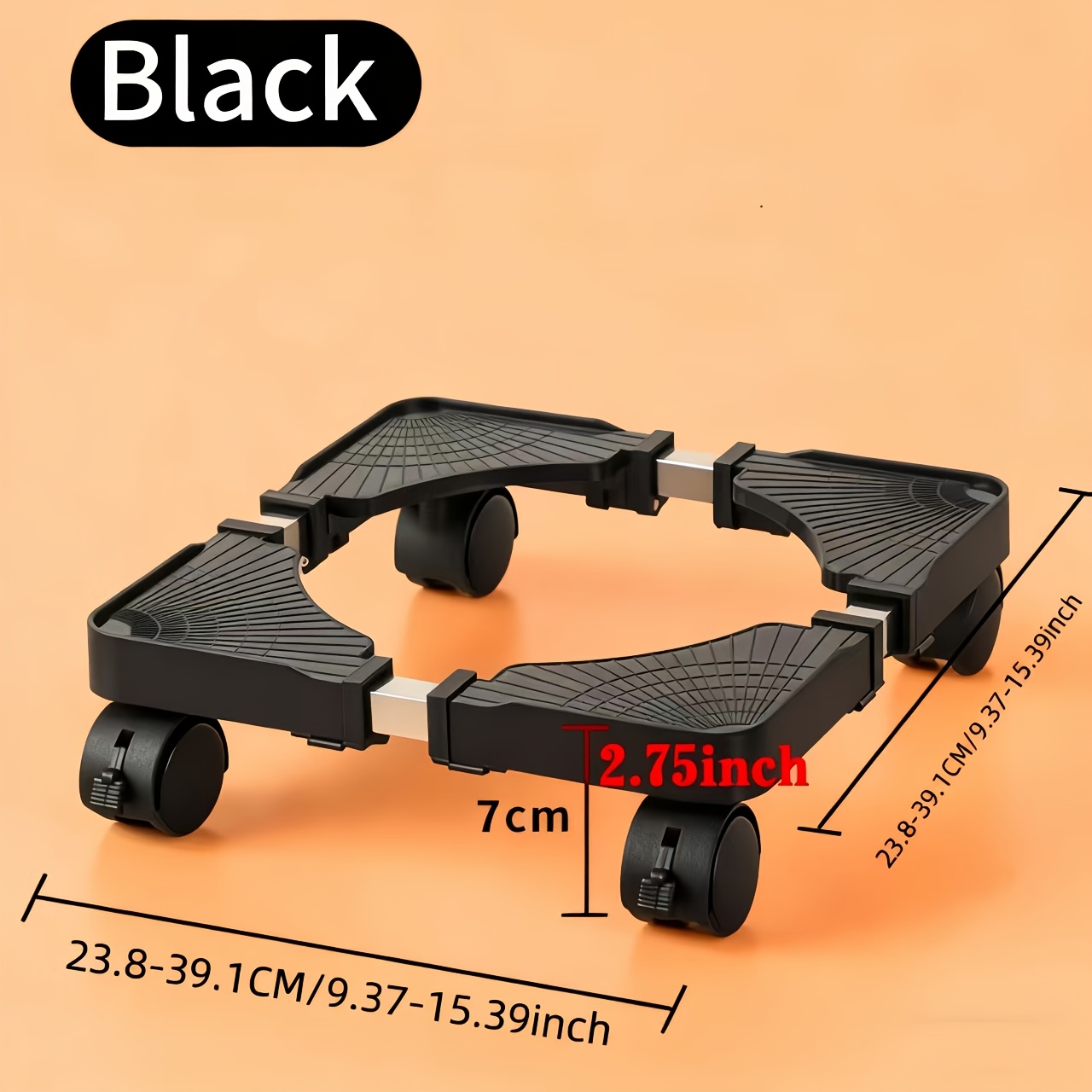 The Computer Bracket With Universal Wheels Is Adjustable And Movable, Suitable For Computer Cases, Gas Cylinders, And Flower Pots