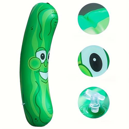 enormous inflatable cucumber toy in 1 3 5pcs a green pvc gag for beach water activities and outdoor camping featuring a foldable and portable design suitable for adults