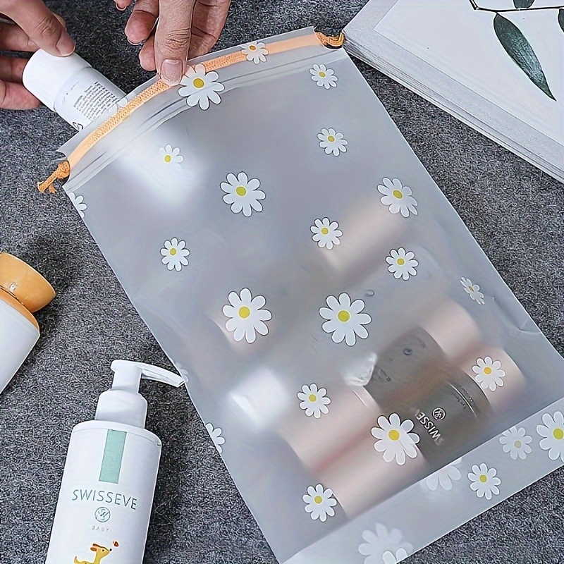 

8pcs/set Frosted Drawstring Bag Travel Portable Underwear Storage Bag (2 Small Size 16*20, 2 Medium Size 18*25, 2 Large Size 20*30, 2 Extra Large Size 30*35)
