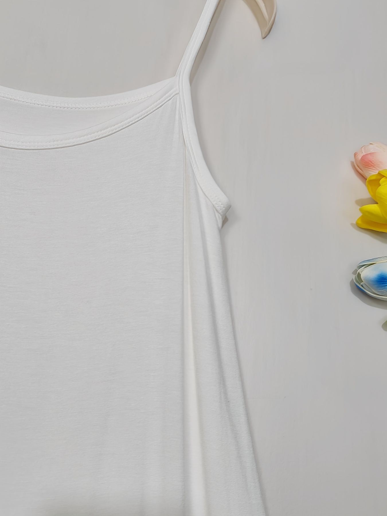 conjunto de 3 camisolas finas de senhora, camisola de base para senhora, camisola interior e exterior, vestido   e   sem  , camisola, vestido     e agradável à pele para casa e exterior Detalhes do produto 9