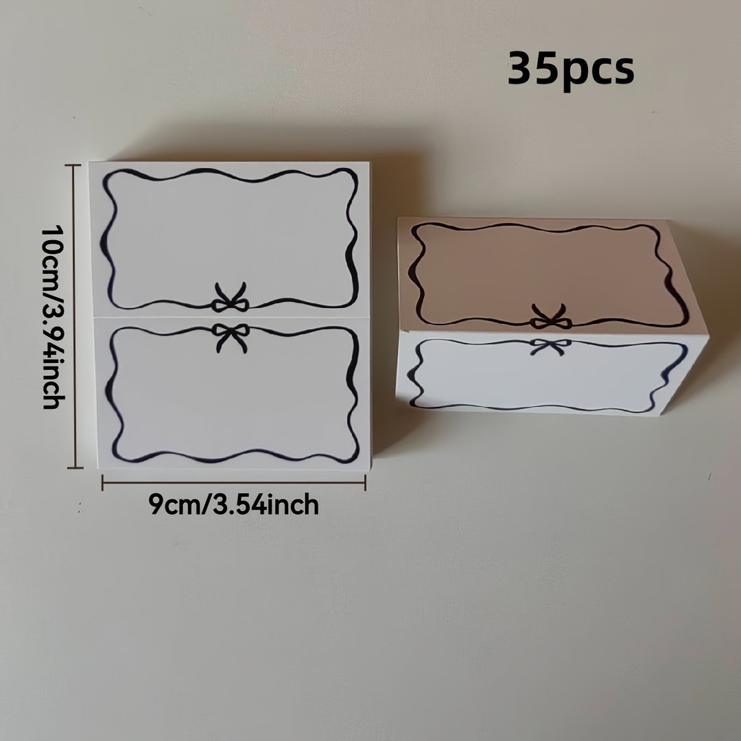 E-shop 10/35 Stück Elegante Schwarze Schleifen-Tischnummernkarten mit Namenskarten – Faltbare Hochzeit, Brautdusche & Sitzordnung für Partys,
