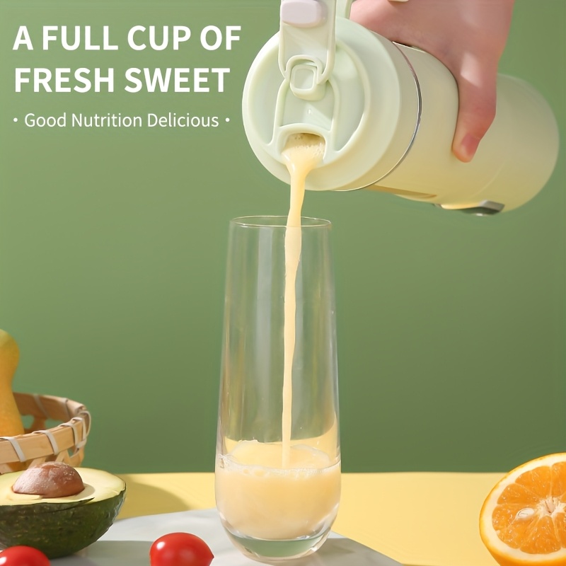 USB Rechargeable Portable Blender And Handheld Juicer – Easy to Clean, Perfect for Smoothies, Milkshakes, And Fresh Fruit Drinks – with Digital Display, – Ideal for Home, Office, Travel, Outdoor