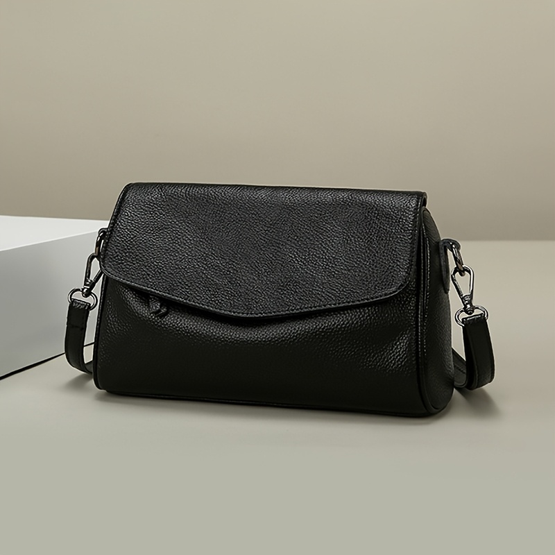 Top Layer Cowhide Crossbody Bag Genuine Leather Women' Middle-aged Women's Shoulder Bag Soft Cowhide Women's Shoulder Bag