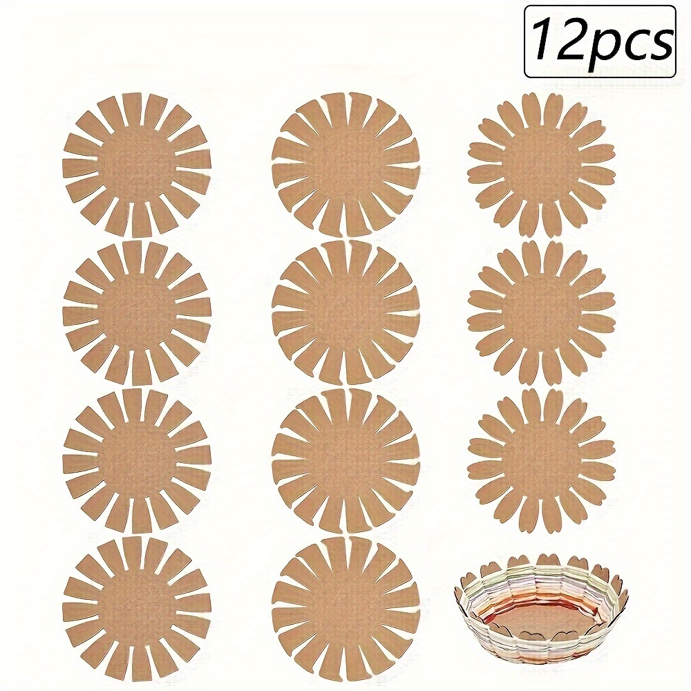 Image of Set Of Paper Weaving Baskets For Knitting And Crafting, Suitable For Arts And Crafts Projects, As Well As Christmas And Easter Activities - Made From Durable Materials