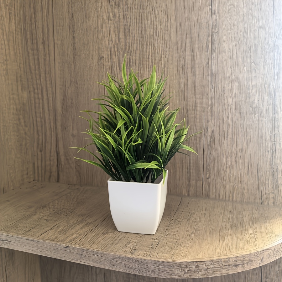 Charming Mini Artificial Potted Plant for Home Decor