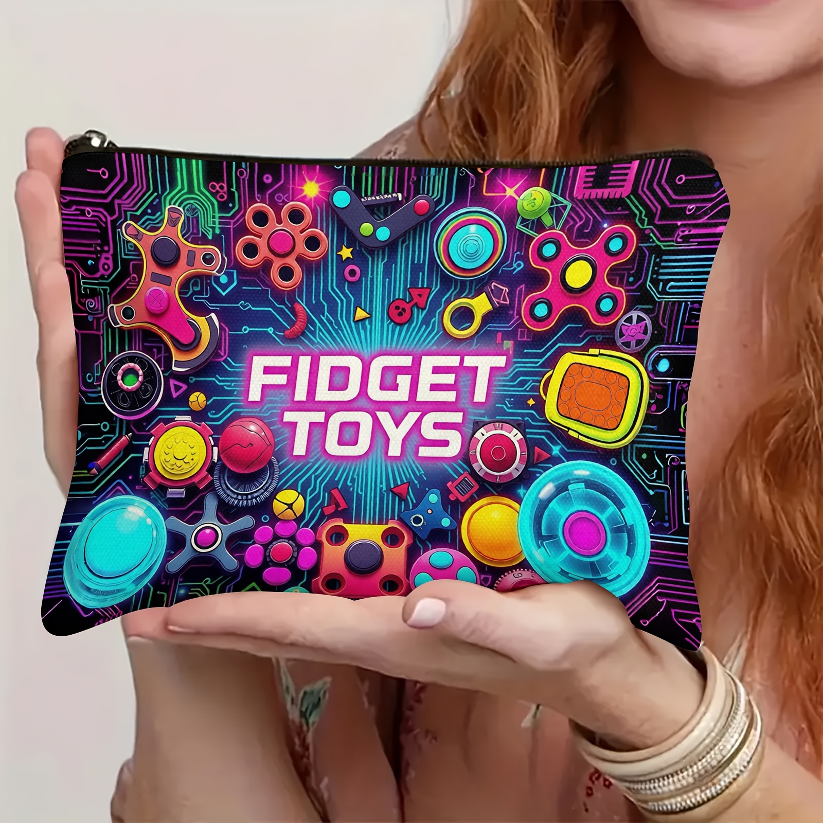 E-shop Unruhe Angst – Ein Fidget-Spinner-förmiger Kosmetik- Accessoire-Organizer, der sensorische Bedürfnisse erfüllt kleine Gegenstände sowie