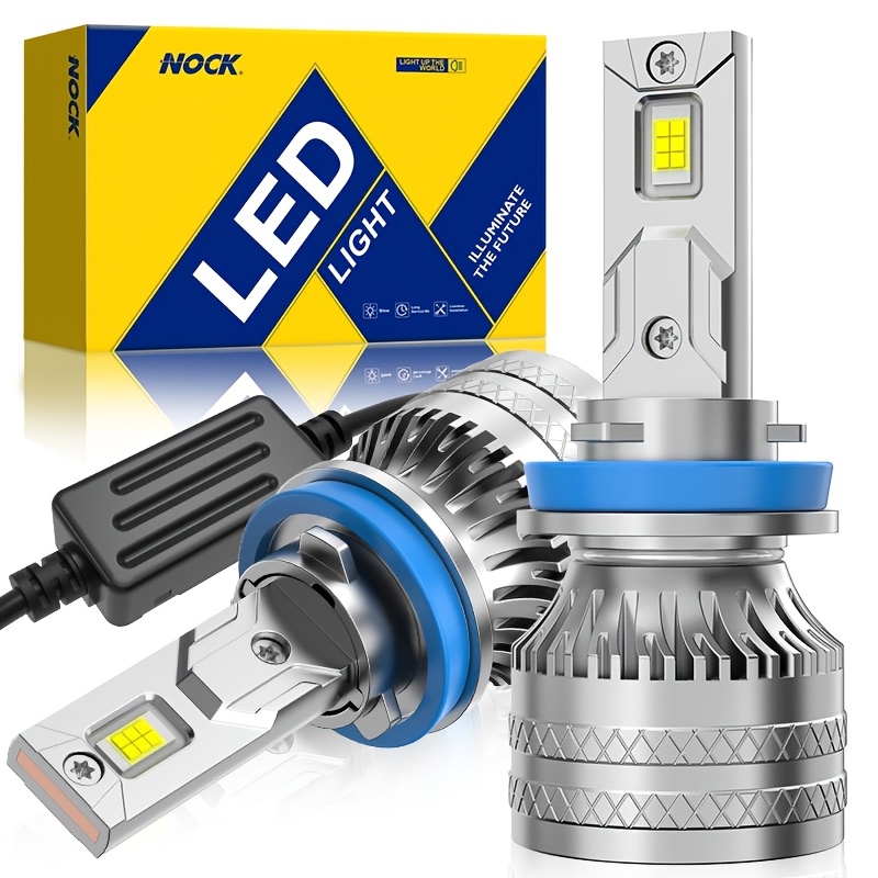 Youteliang Newest Car H11 Led Headlight H7 Csp Chip Led H11 6500k White H9 H8 H18 H4 H1, Beam White Lamp 9012 9006 9005, Without Battery