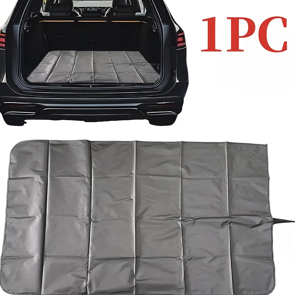 TEMU 1pc Car Foot Mat, 55.11 X 39.37 Inches Car Pet Mat, Suv Large Medium Small Dog Car Rear Trunk Mat, Seat Foot Mat, Car Dust-proof Mat, Trunk