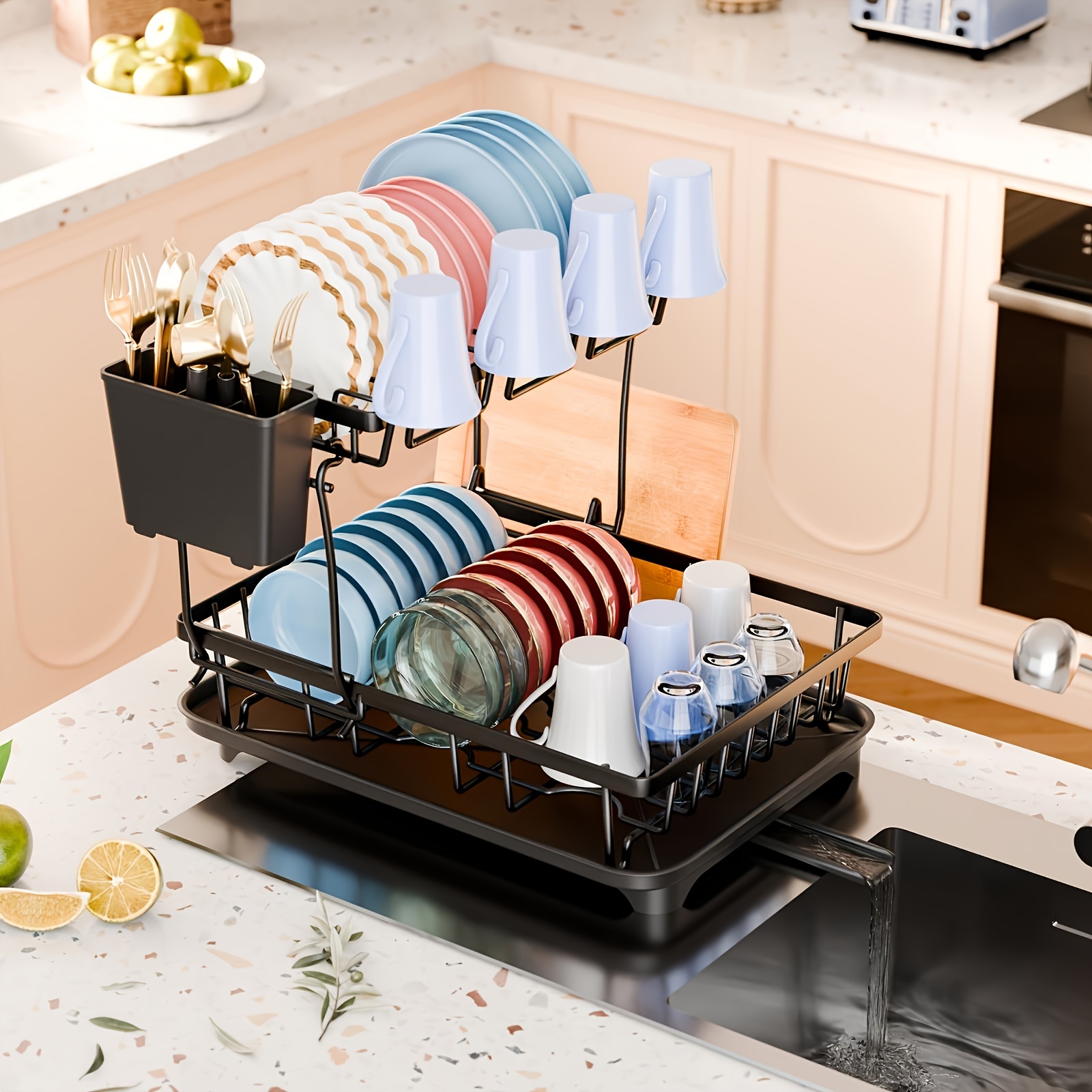 

Dish Drying For - Dish , -saving Dish , Rotating Drain , For Utensils And