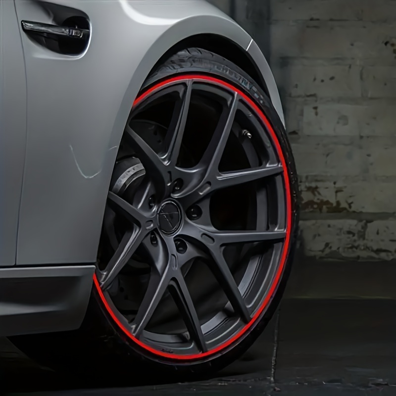 TEMU High-temperature Resistant Car Wheel Rim Protector - Abs Material, Suitable For All Vehicle Models