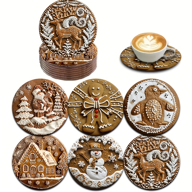 

6pcs Wooden Set - Christmas , , , Snowman, Man, - For , , Housewarming ,